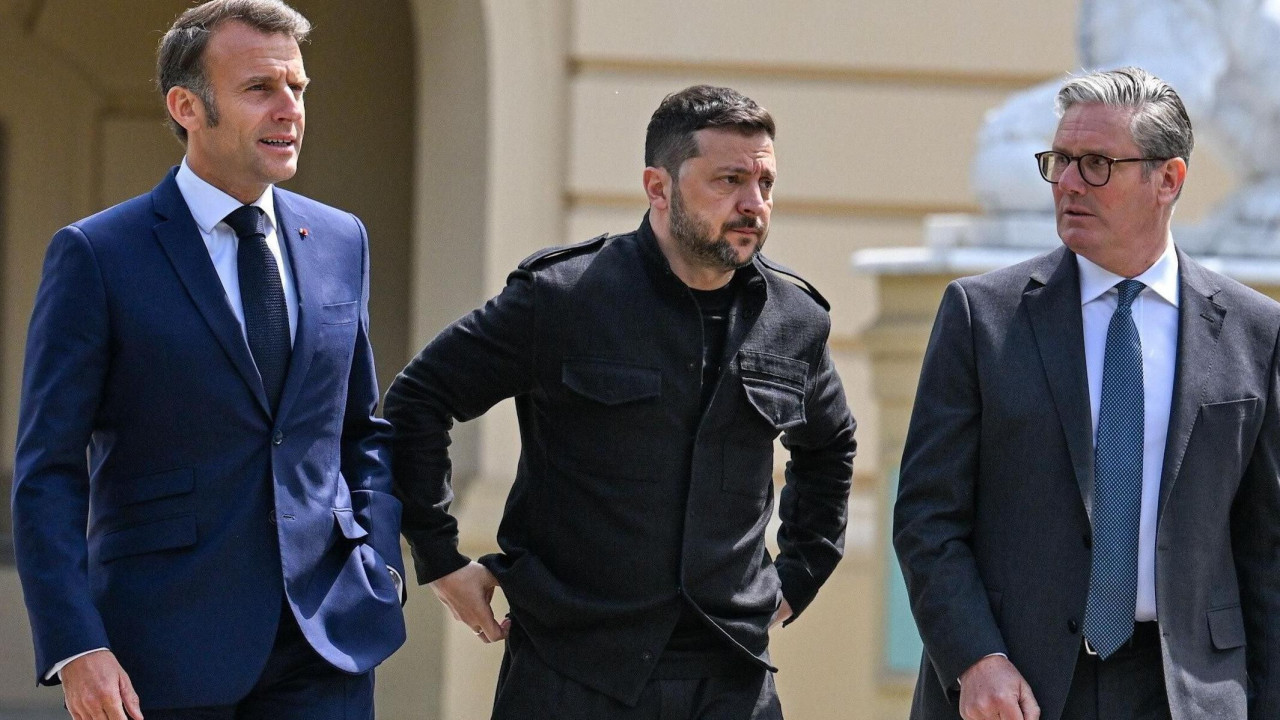 makron, zelenski i starmer