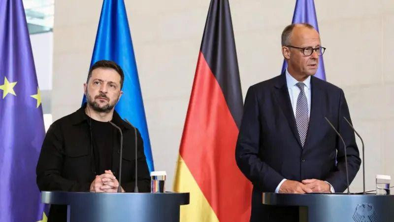 Vladimir Zelenski i Fridrih Merc