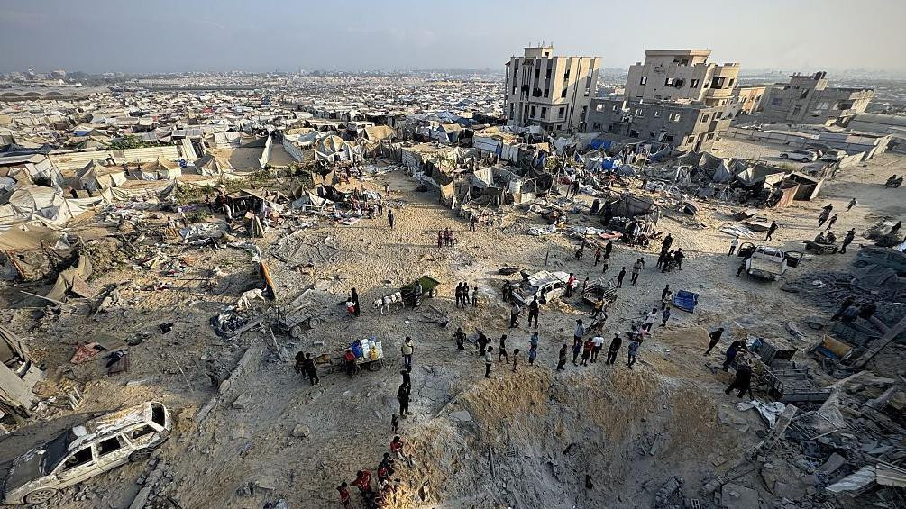 Snimak uništenja u gradu Kan Junisu u Pojasu Gaze  