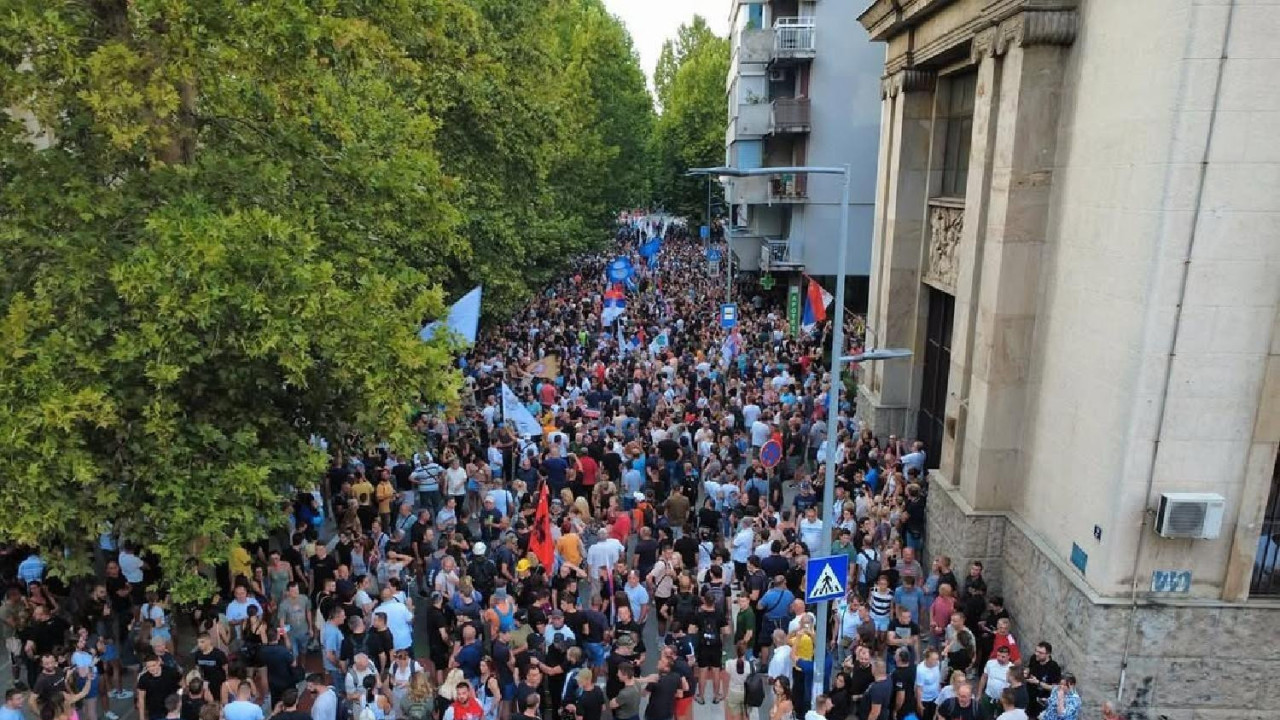 Valjevci na protestu