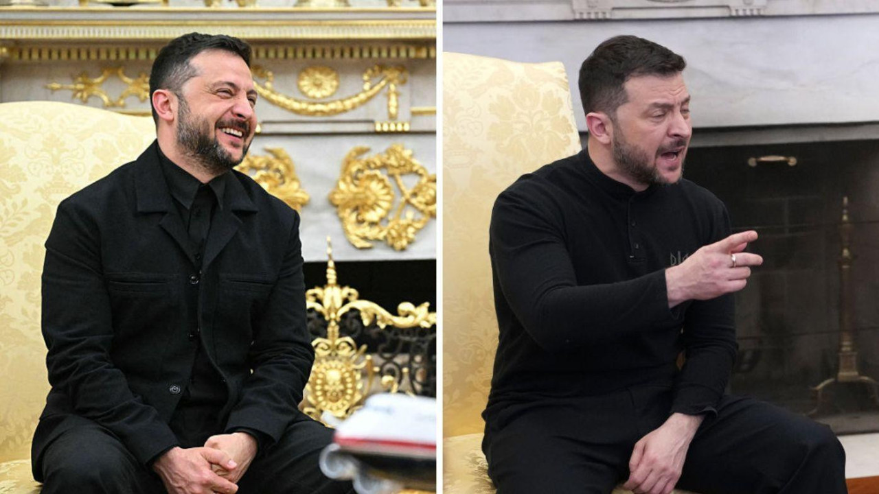 vladimir zelenski u beloj kući u avgustu i u februaru