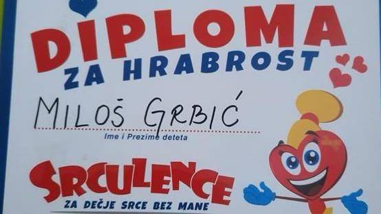 Miloševa diploma za hrabrost