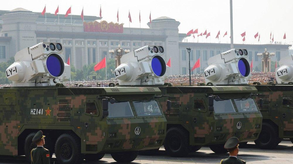 vojna parada u kini, lasersko oružje kineske vojske