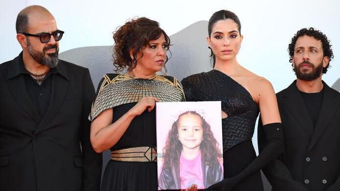 Rediteljka Kauter Ben Hanij sa glumačkom ekipom na festivalu u Veneciji