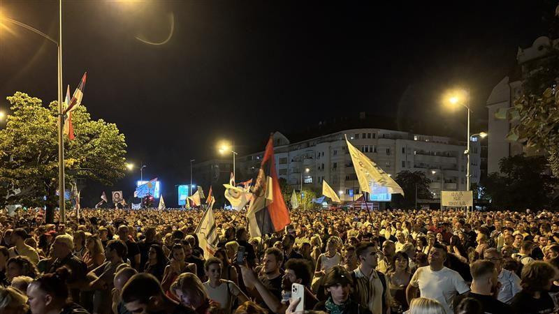 Demonstranti u Novom Sadu