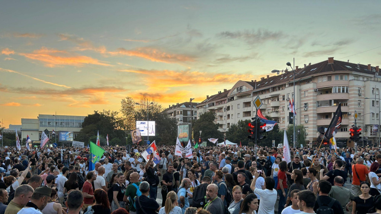 Demonstranti u Novom Sadu