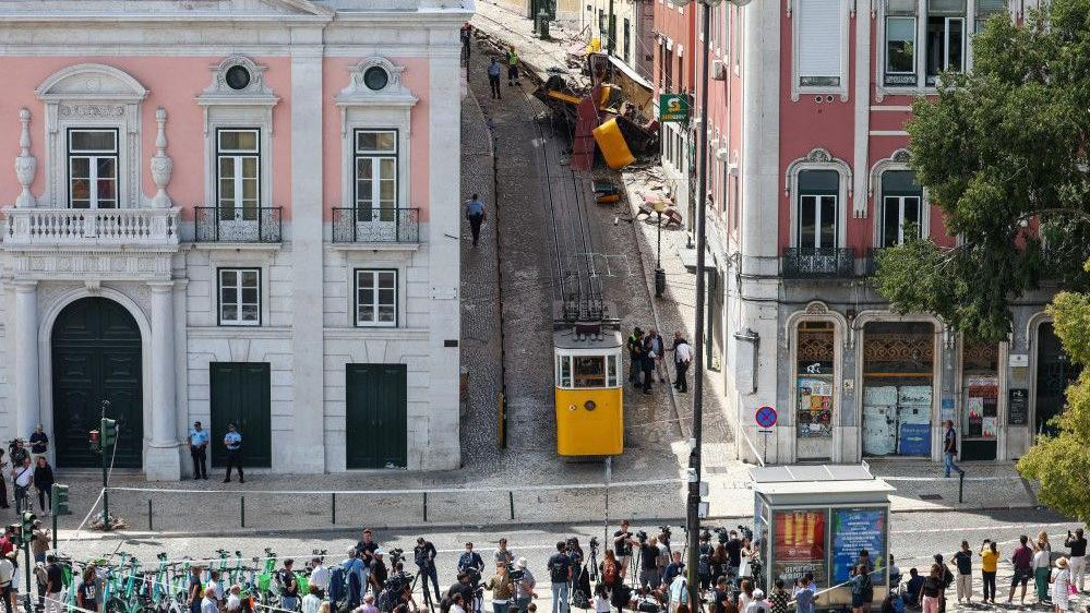 žičara u lisabonu, žičara Glorija u lisabonu, smrskana žičara u lisabonu