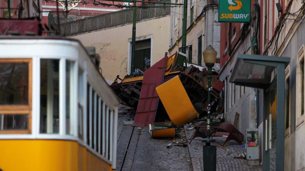 žičara u lisabonu, žičara Glorija u lisabonu, smrskana žičara u lisabonu