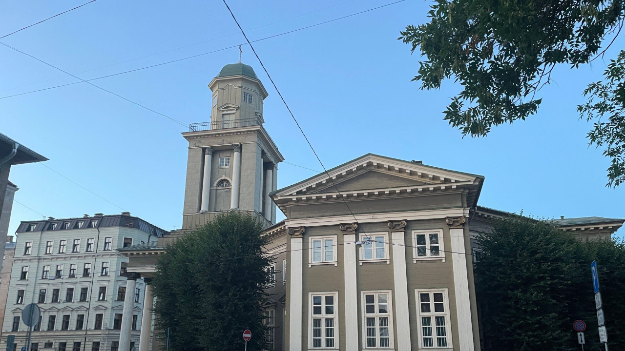 Isusova luteranska crkva u Rigi sagrađena je u drvetu