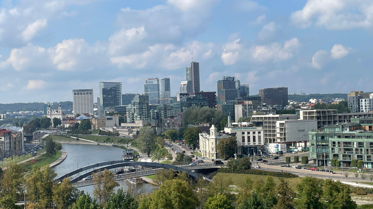 Viljnus, deo grada u kome dominijaru novoizgrađene zgrade