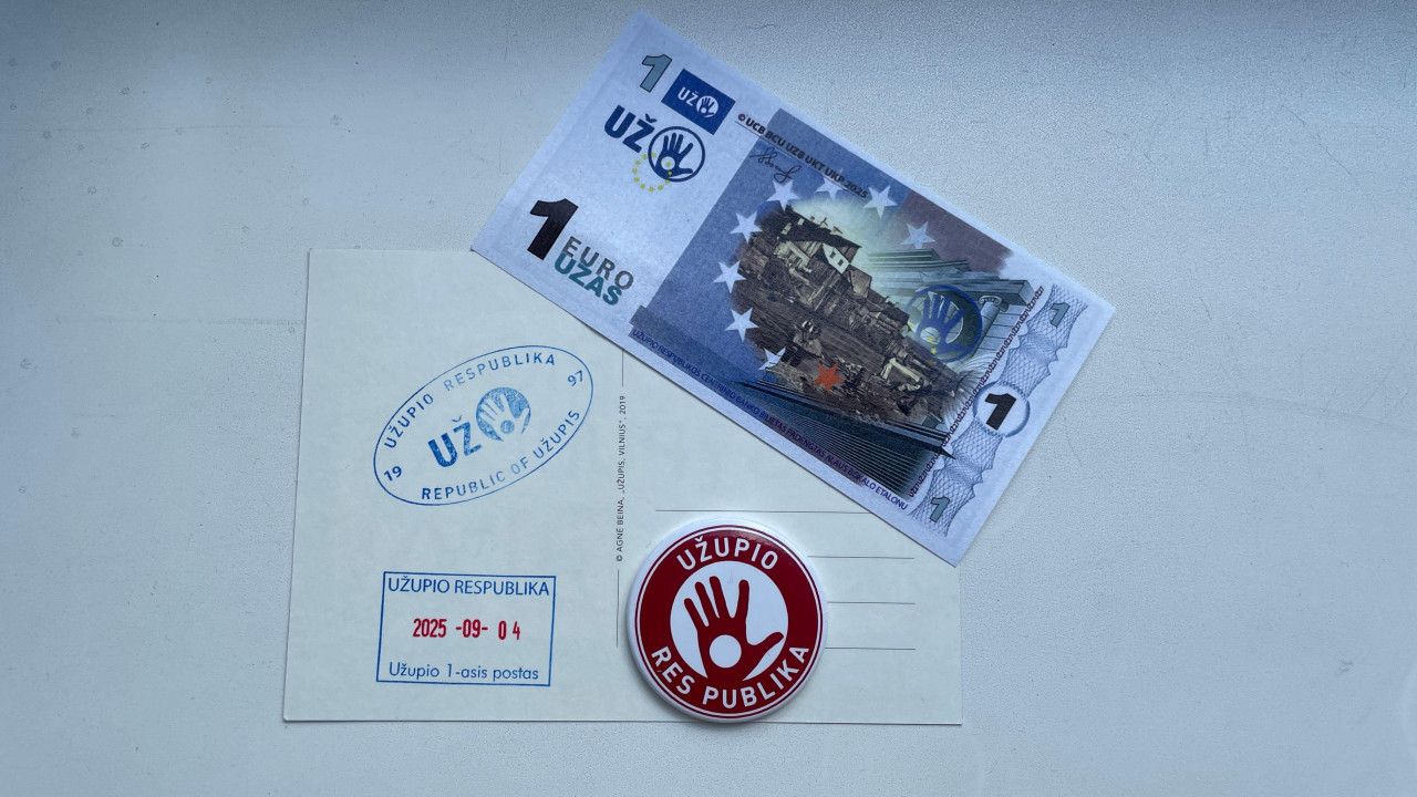Novac, granični pečati i ostali simboli Užupis republike