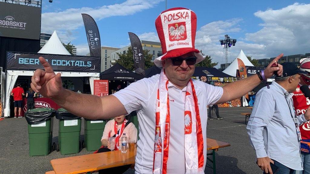 Poljski navijači u Rigi