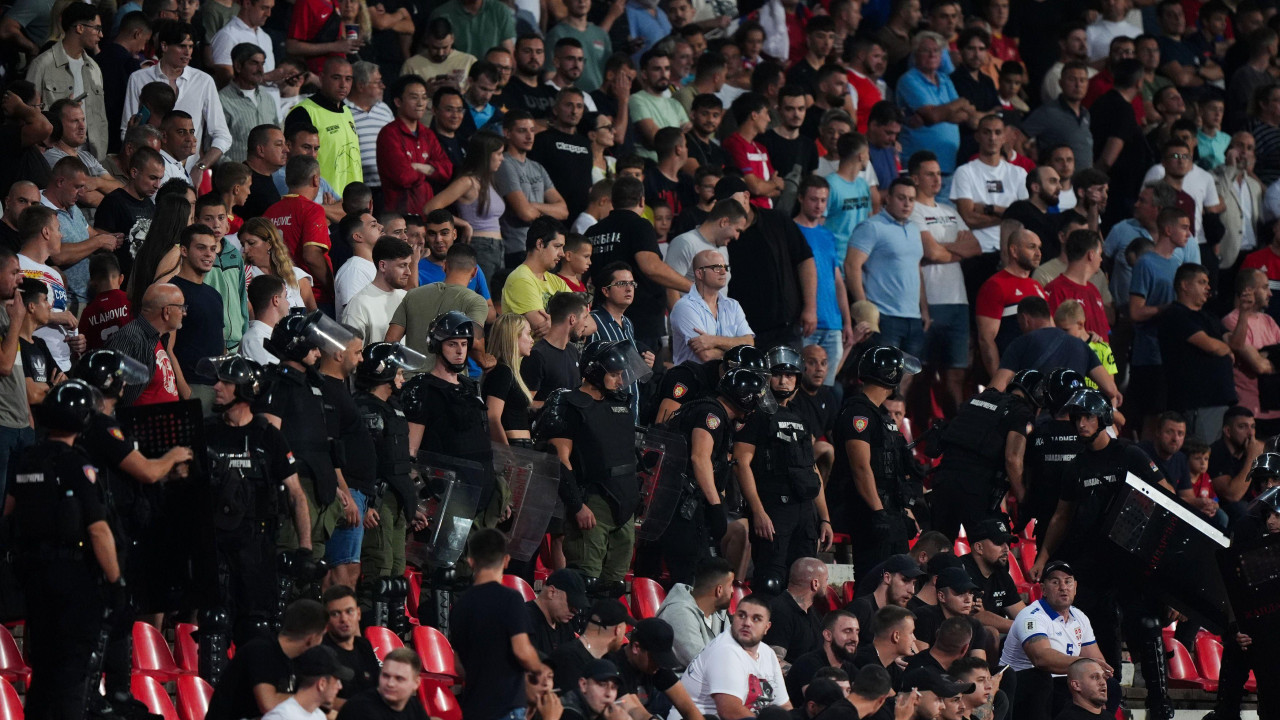 srbija - engleska, incidenti na utakmici srbija - engleska