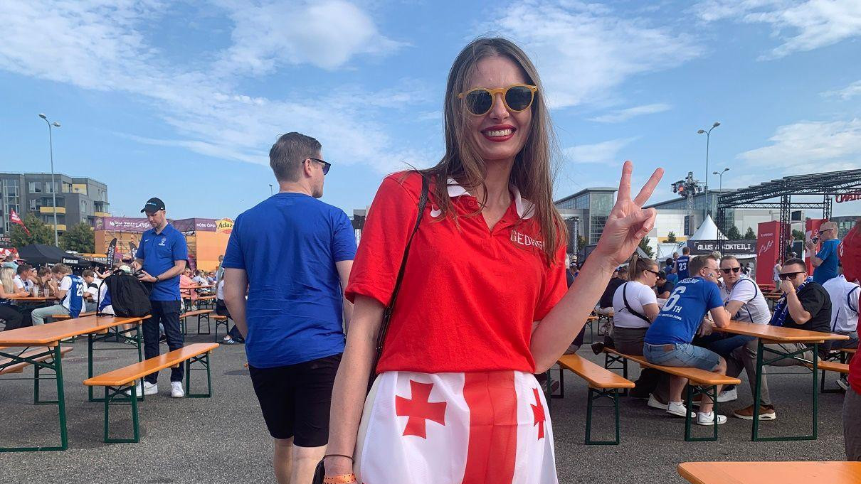 Viktorija, navijačica Gruzije