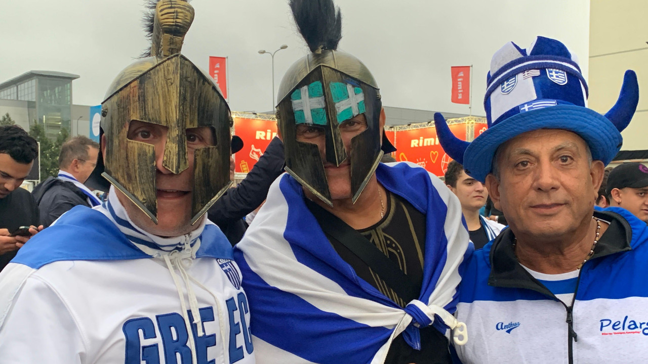 Grčki navijači pred meč sa Turskom