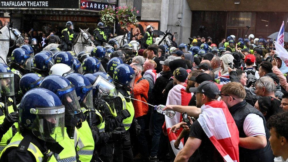 london, protest u londonu