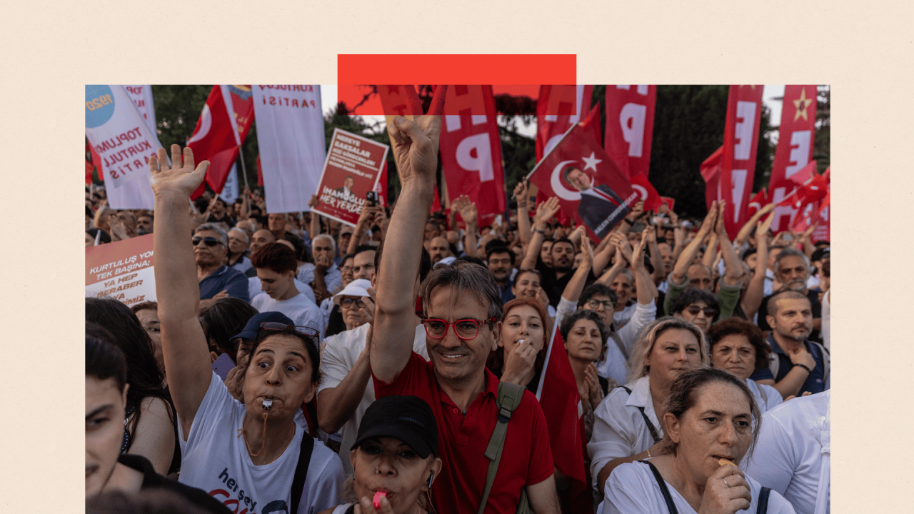 Pristalice gradonačelnika Istanbula Ekrema Imamoglua