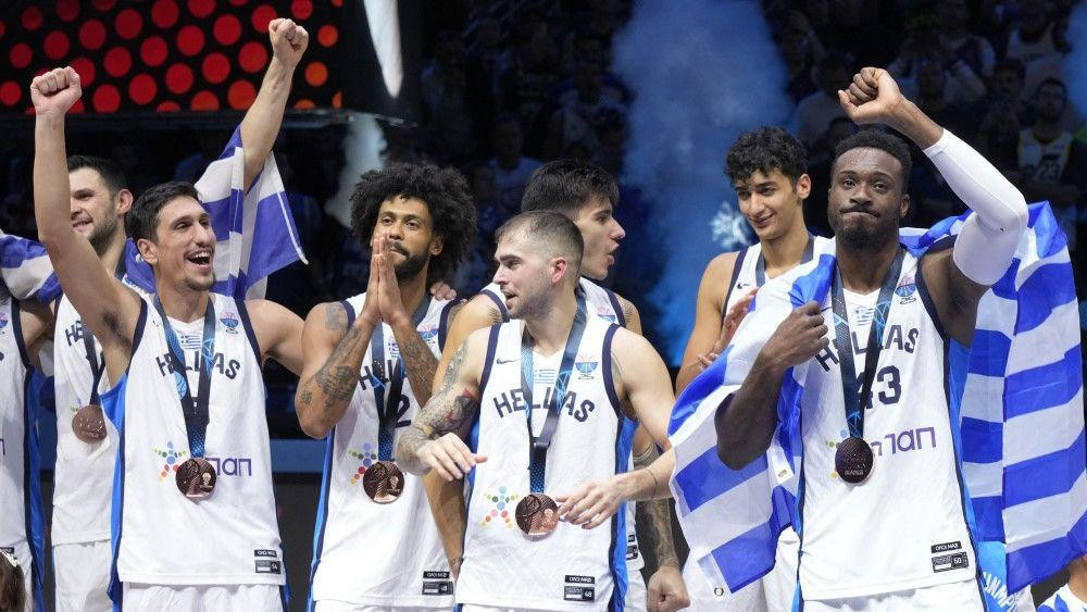 košarkaši grčke, grčki košarkaši, grčka pobedila finsku na EP 2025. i osvojila bronzanu medalju