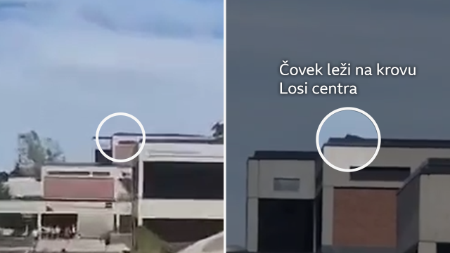 ubistvo čarlija kirka, charlie kirk, osoba se kreće po krovu posle ubistva čarlija kirka