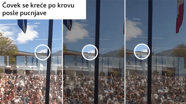 ubistvo čarlija kirka, charlie kirk, osoba se kreće po krovu posle ubistva čarlija kirka