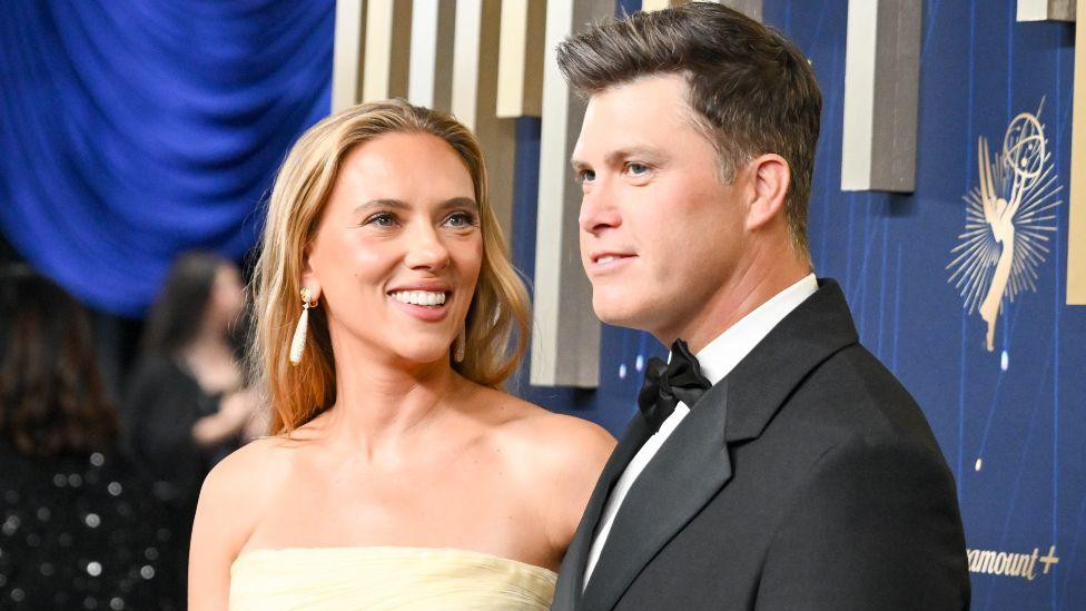 Skarlet Johanson sa suprugom Kolinom Jostom