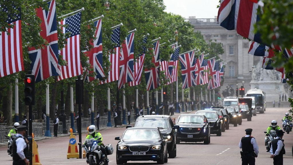 vozila američkog predsednika u Londonu 2019.