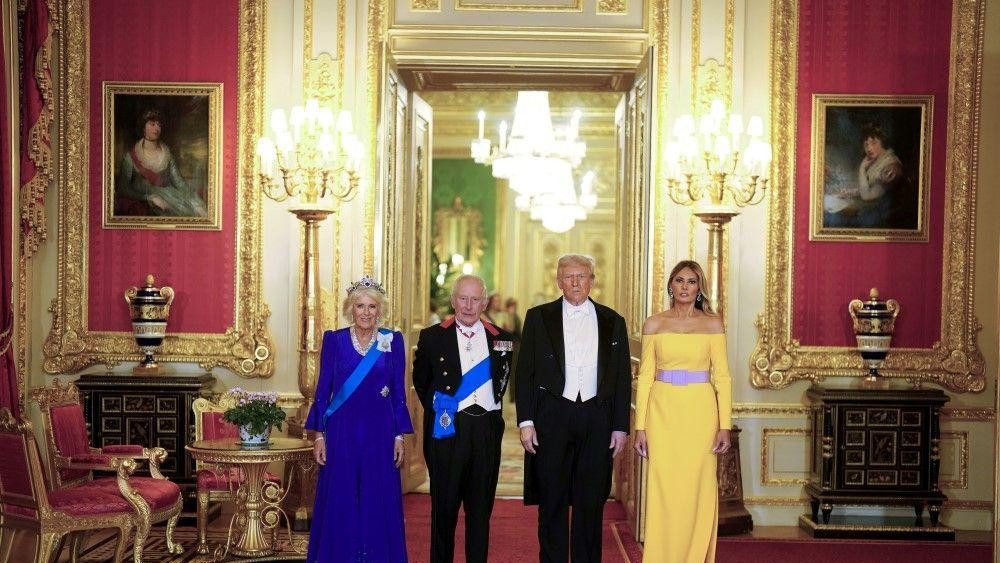 kralj i kraljica, donald i melanija tramp