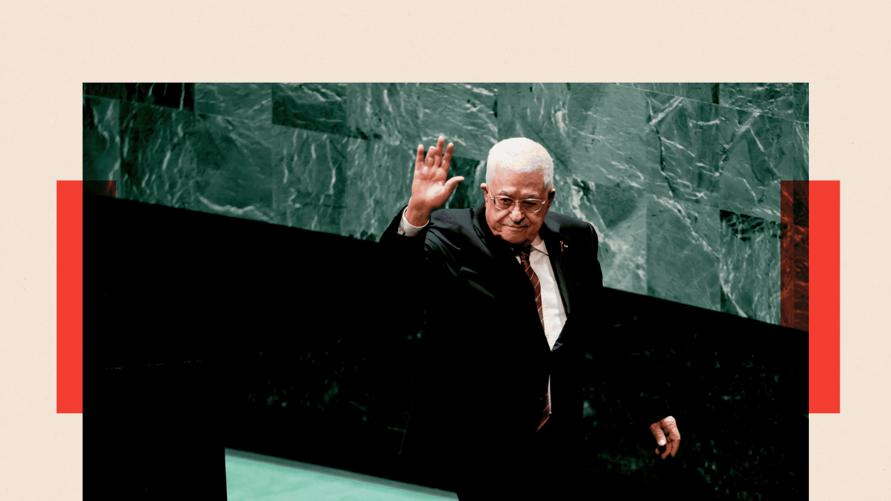 Mahmud Abas maše pred izlazak za govornicu UN