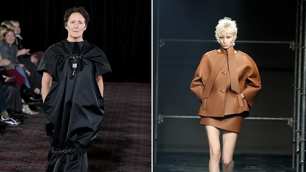 Na skorašnjim modnim revijama Simon Roše (levo) i Prade (desno), modeli su hodali sa rukama u džepovima