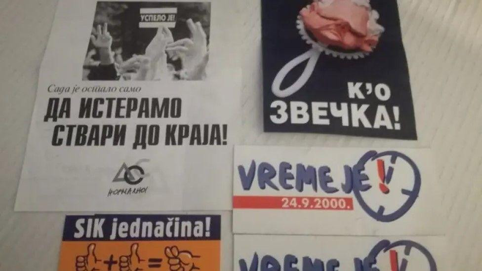 izbori 24. septembra 2000, puko je ko zvečka, predizborni slogan protiv miloševića