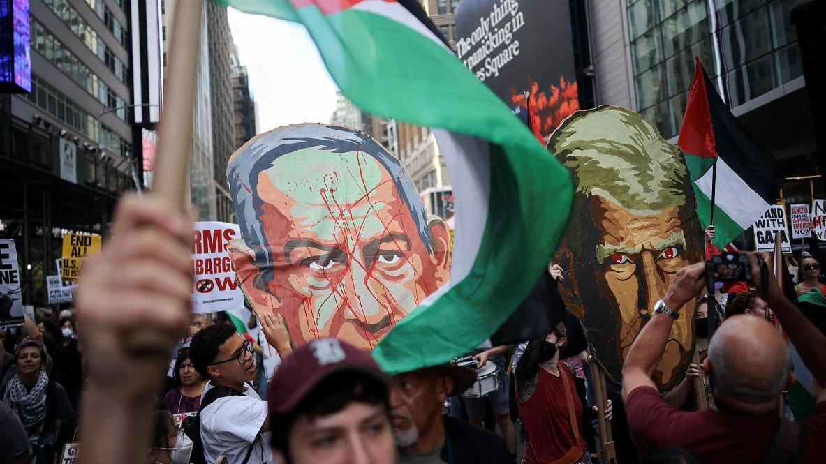 Demonstracije protiv Netanjahua i Trampa u Njujorku