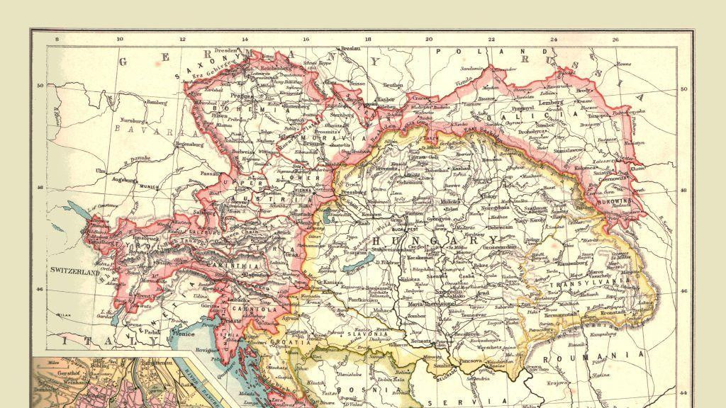 Mapa Austrougarskog carstva