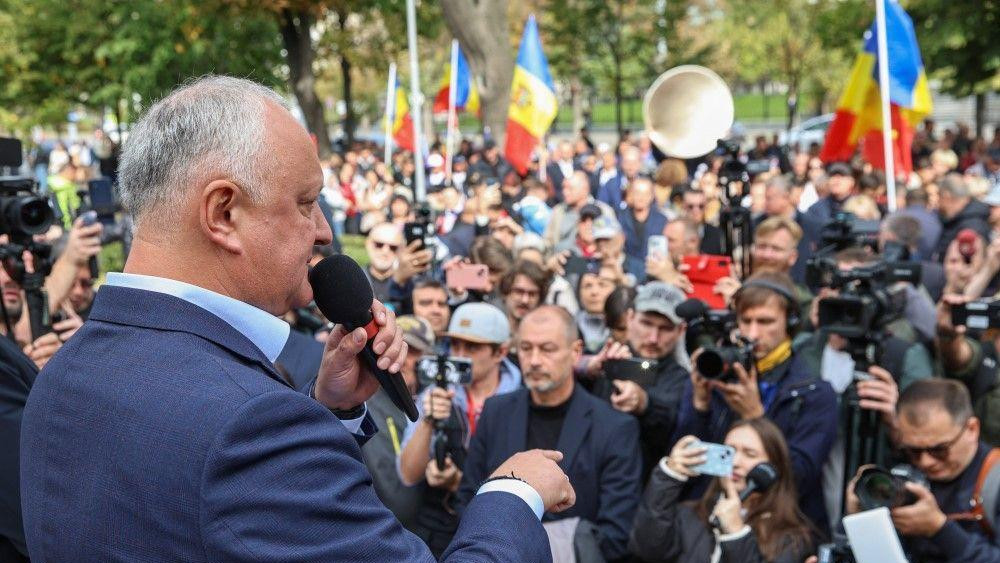 opozicioni lider igor dodon, izbori u moldaviji, protest u moldaviji