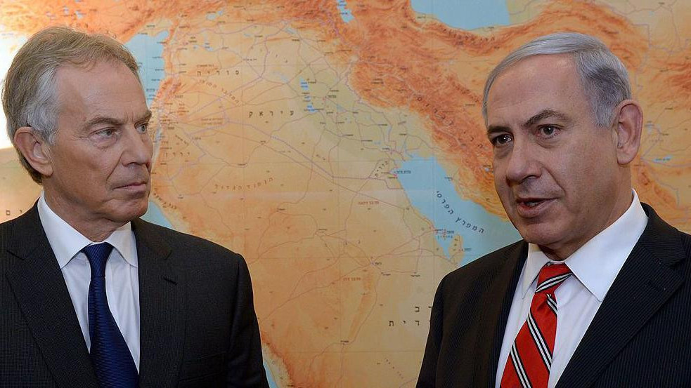 Bler i Netanjahu na sastanku 2014.