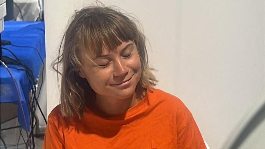 greta tunberg, sumud flotila, greta tunberg čeka da je deportuju iz Izraela