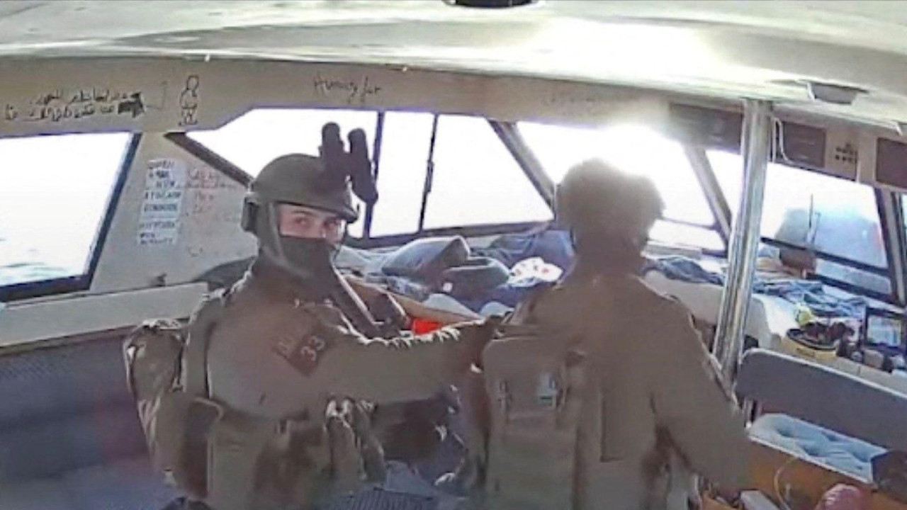 izraelski vojnici na brodovima Globalne Sumud flotile