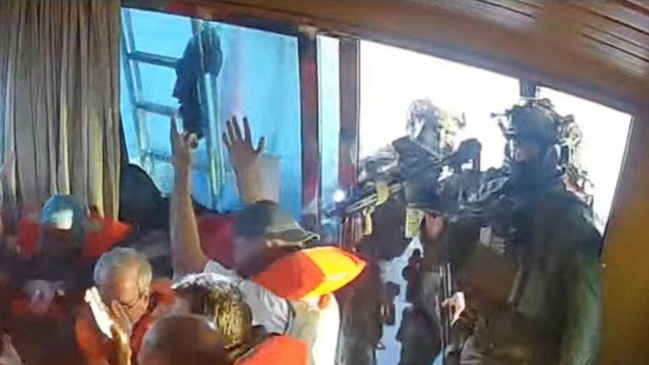 izraelski vojnici na brodovima Globalne Sumud flotile