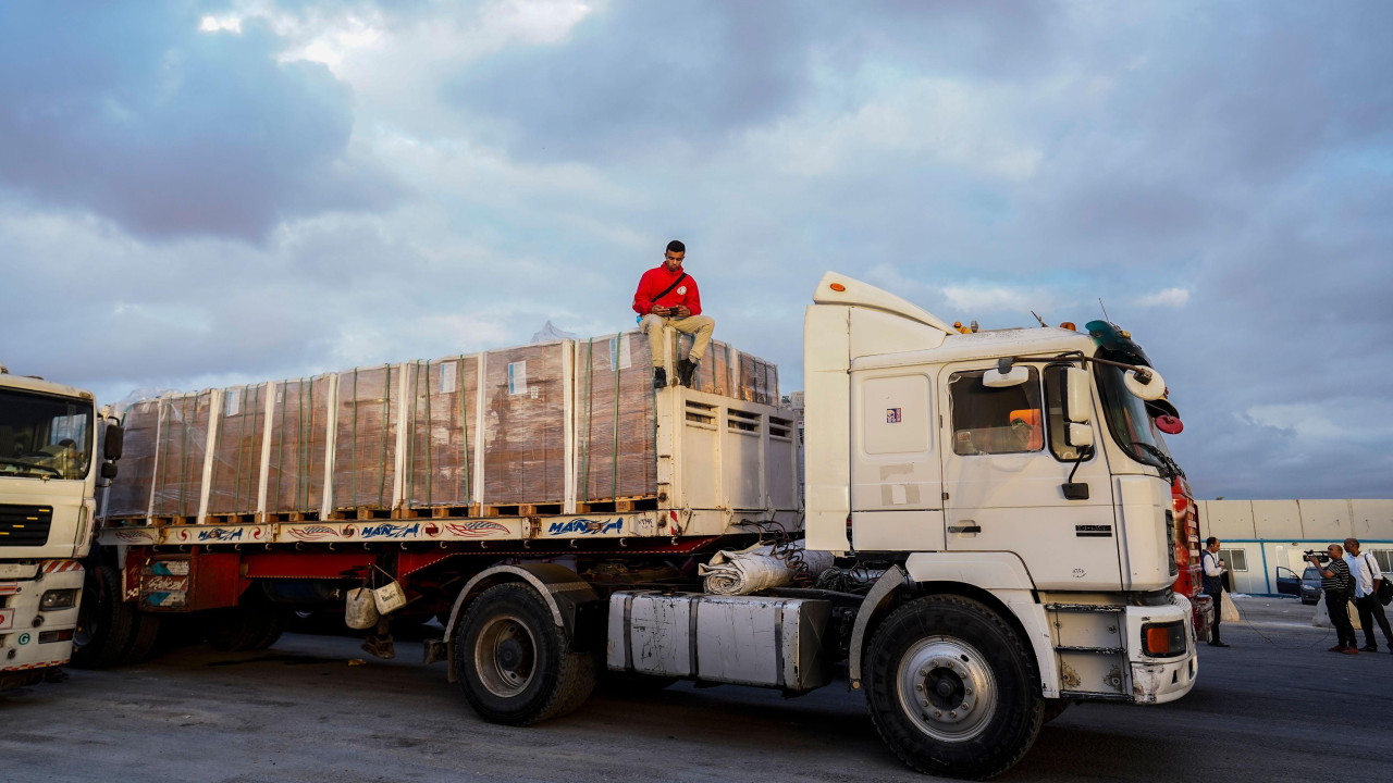 Kamion na prelazu Rafa