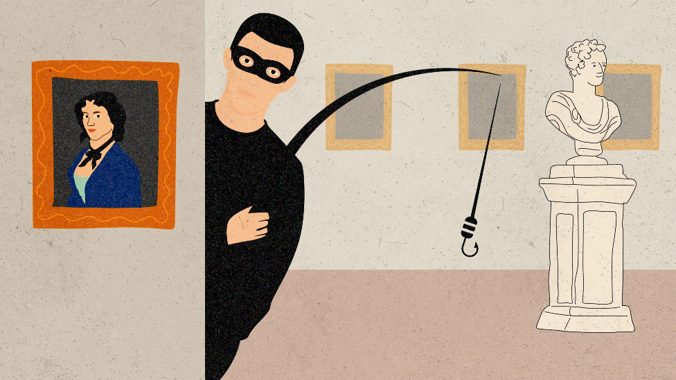 krađa muzeja ilustracija