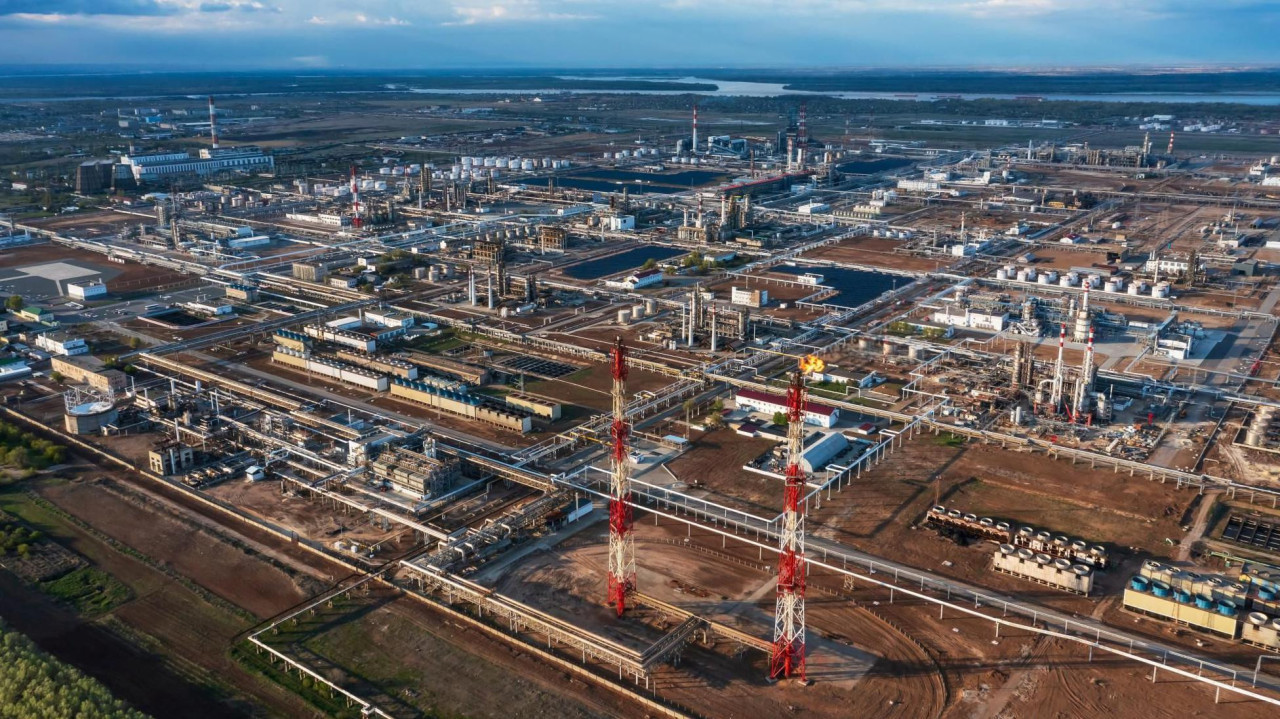 rafinerija nafte kompanije Lukoil u Volgogradu, u Rusiji.