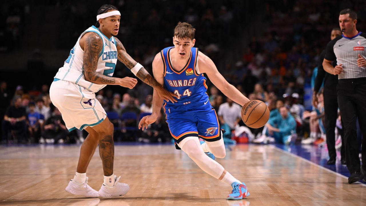 Nikola Topić u dresu Oklahome Siti Tandera u NBA ligi