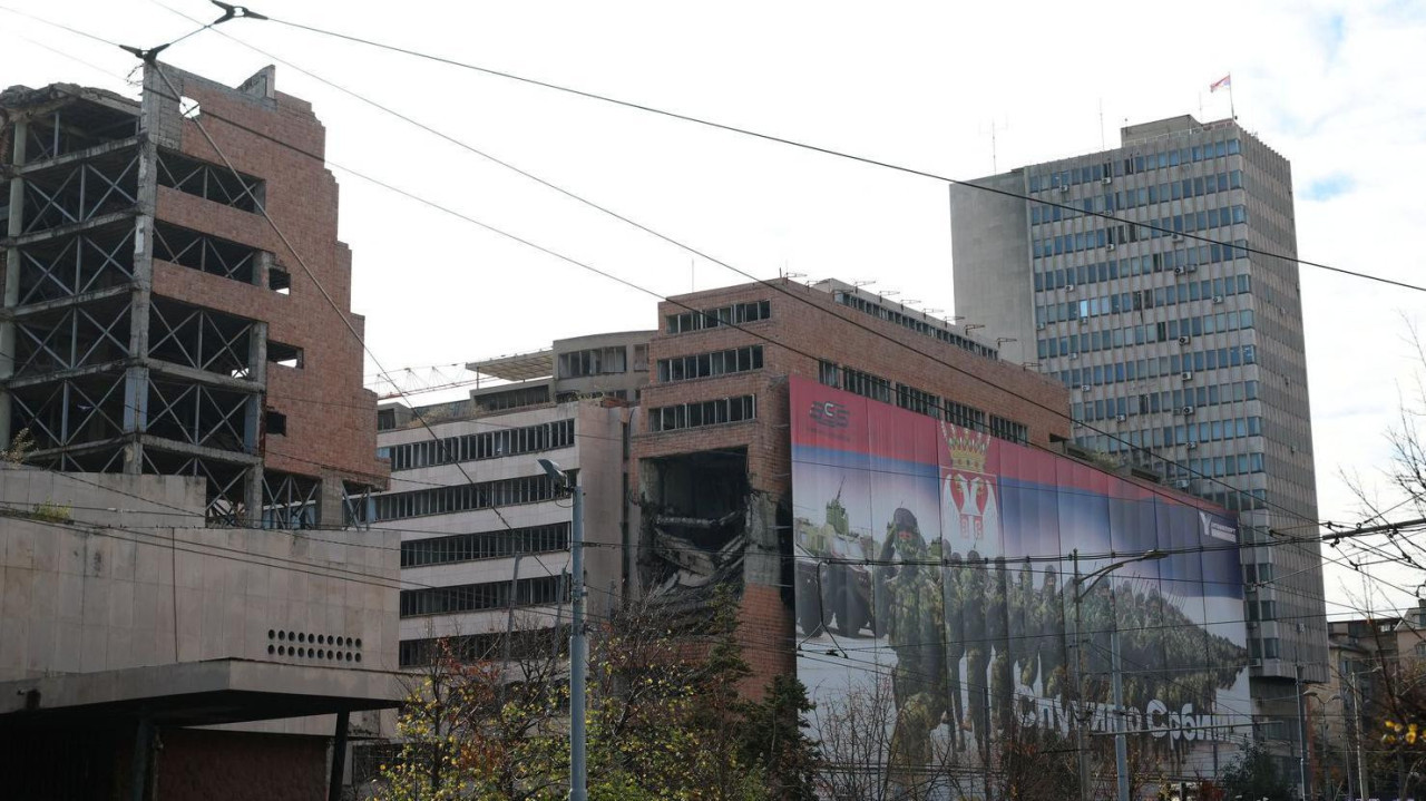 Zgrada Generalštaba u centru Beogradu