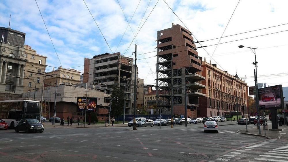 Zgrada Generalštaba u centru Beogradu