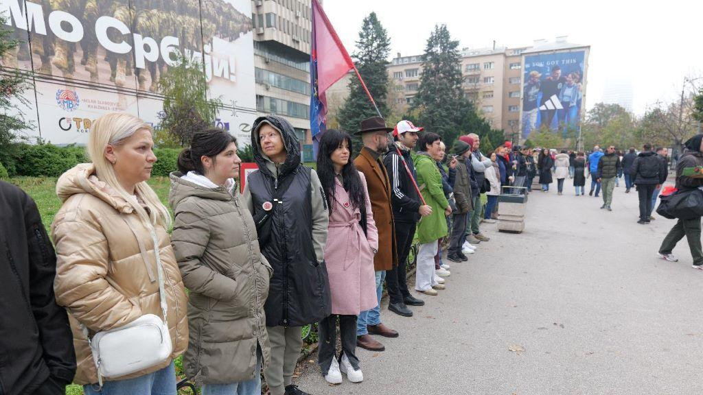protest ispred Generalštaba
