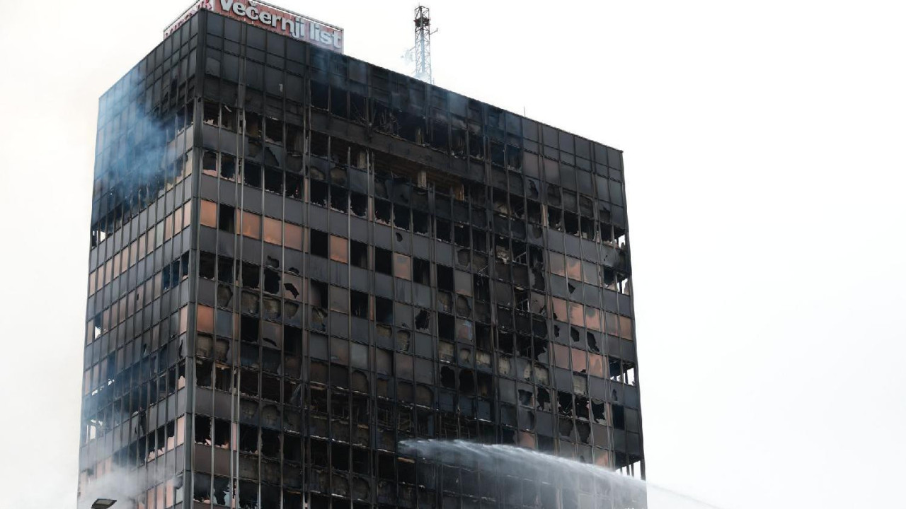 zgrada vjesnika, izgorela zgrada u Zagrebu