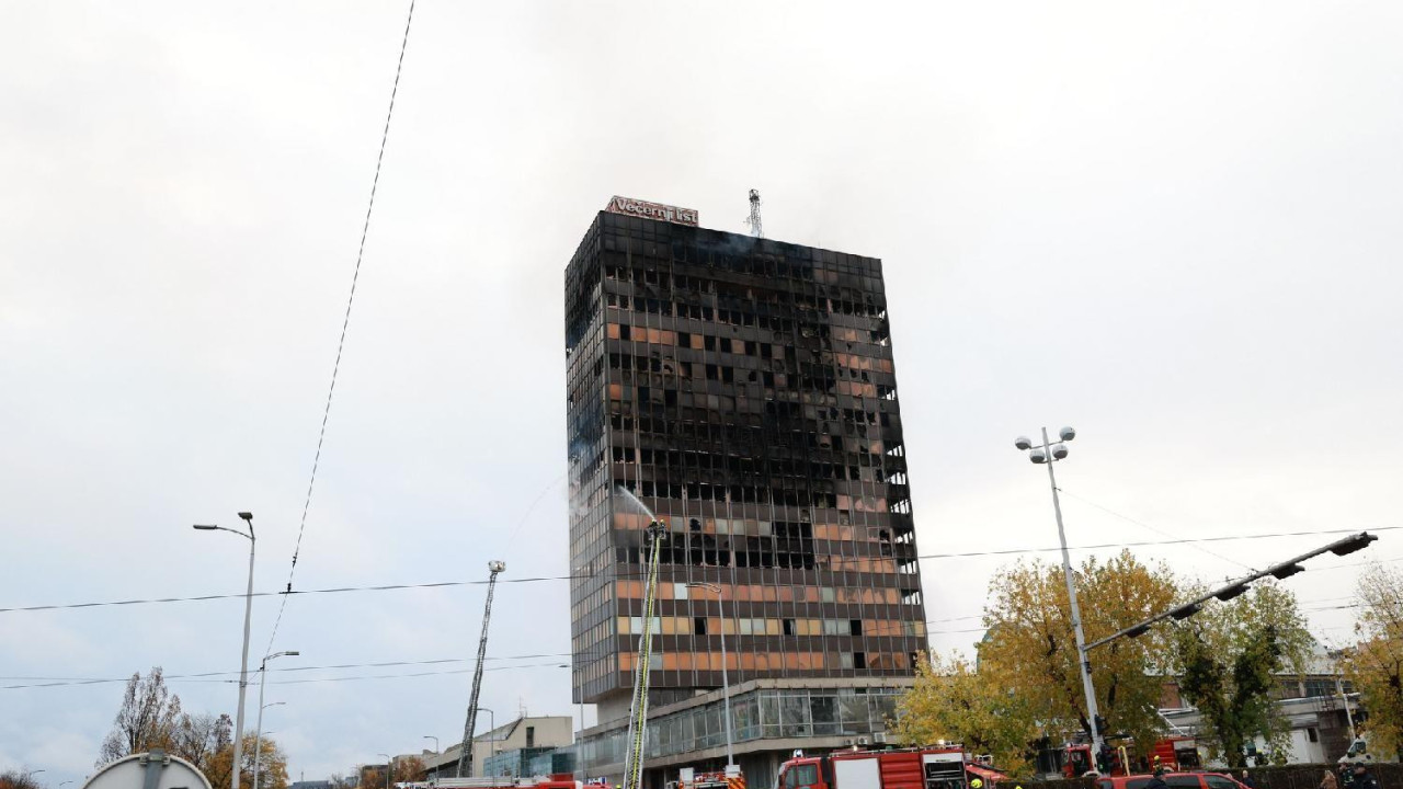 zgrada vjesnika, izgorela zgrada u Zagrebu