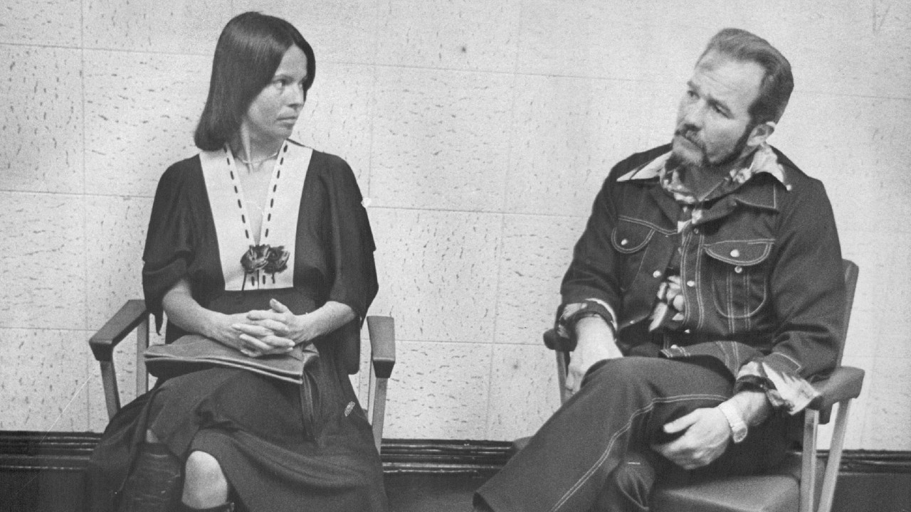 Kiti O’Nil sa prvim od dva supruga, Dafijem Hambltonom, bankarom koji je postao kaskader