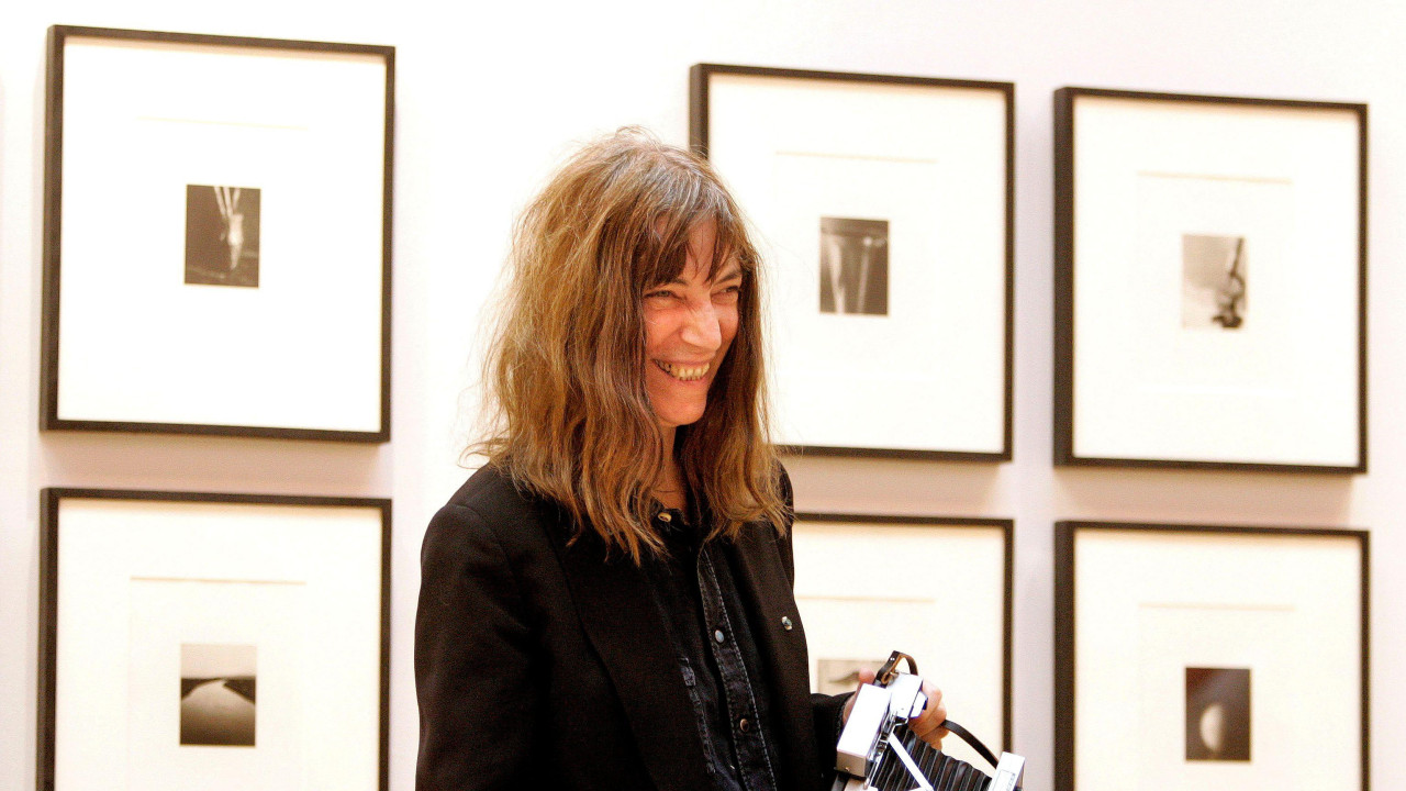 Peti Smit otvara izložbu u Glazgovu 2006.