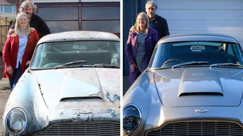 Aston Martin pre i posle trogodišnje restauracije