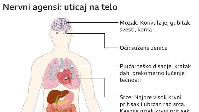 kako nervni agensi utiču na čoveka